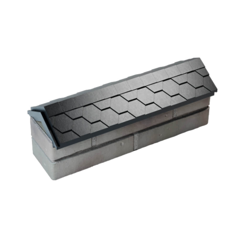 Парапет Zking Эверест Черный с посадкой на 0.5 кирпича (130мм) в Сосновый Бор фото