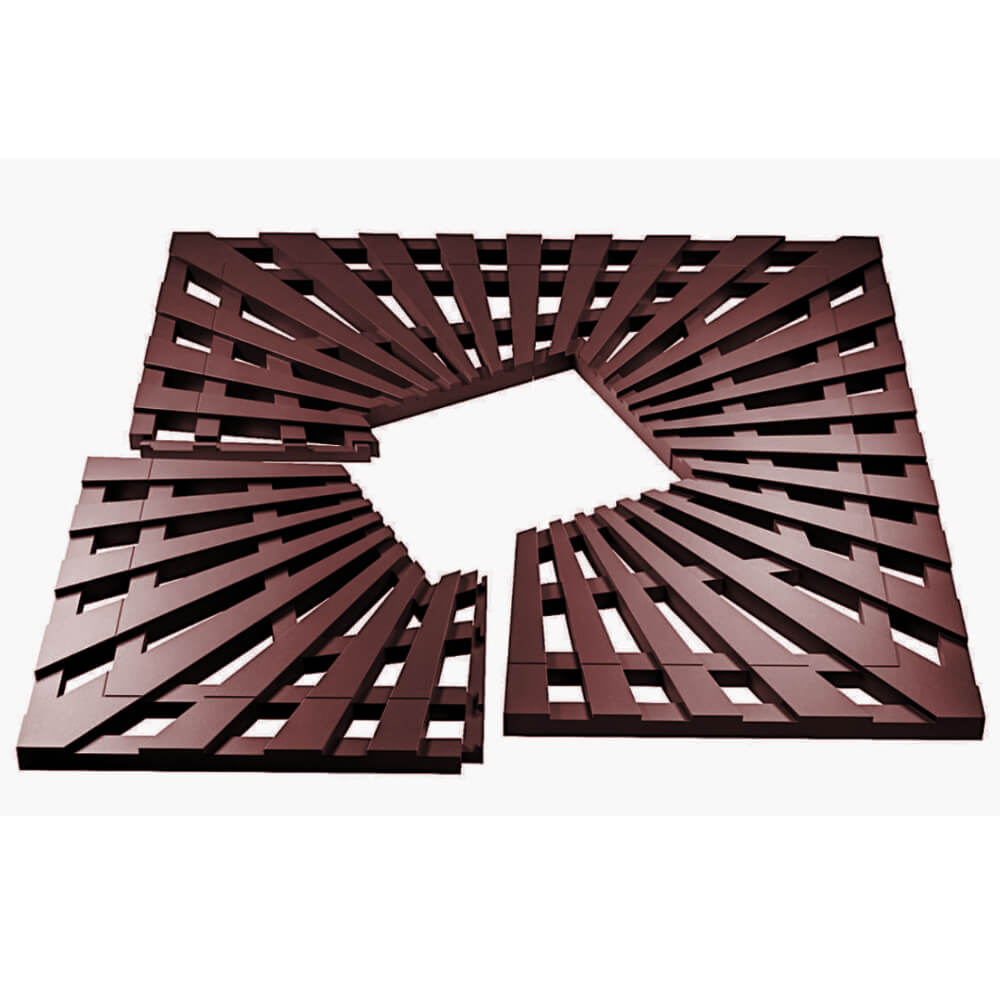 Приствольная решетка для дерева ZKING ATMOSPHERE 1.2х1.2м Коричневая в Сосновый Бор фото