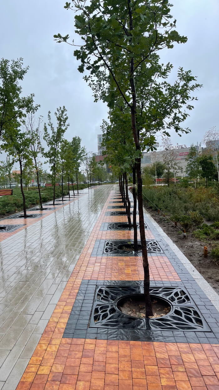 Приствольная решетка для дерева ZKING CRUST 1.2х1.2м Черная в Сосновый Бор фото