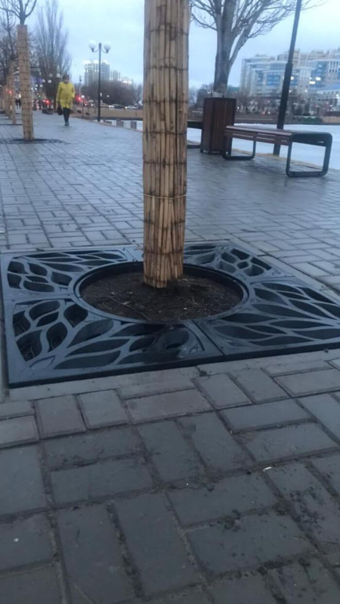 Приствольная решетка для дерева ZKING CRUST 1.2х1.2м Черная в Сосновый Бор фото