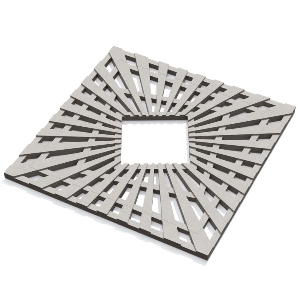 Приствольная решетка для дерева ZKING ATMOSPHERE 1.2х1.2м Бежевая в Сосновый Бор фото