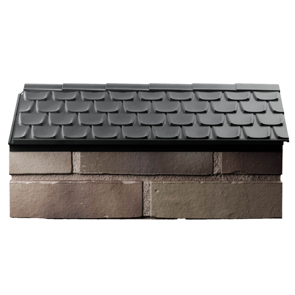 Парапет Zking Эльбрус Серый с посадкой на 1 кирпич (255мм) в Сосновый Бор фото