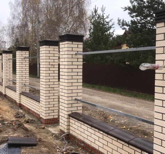 Колпак Zking Бона ХайТек Коричневый на столб 1.5х1.5 кирпича (385х385мм) в Сосновый Бор фото