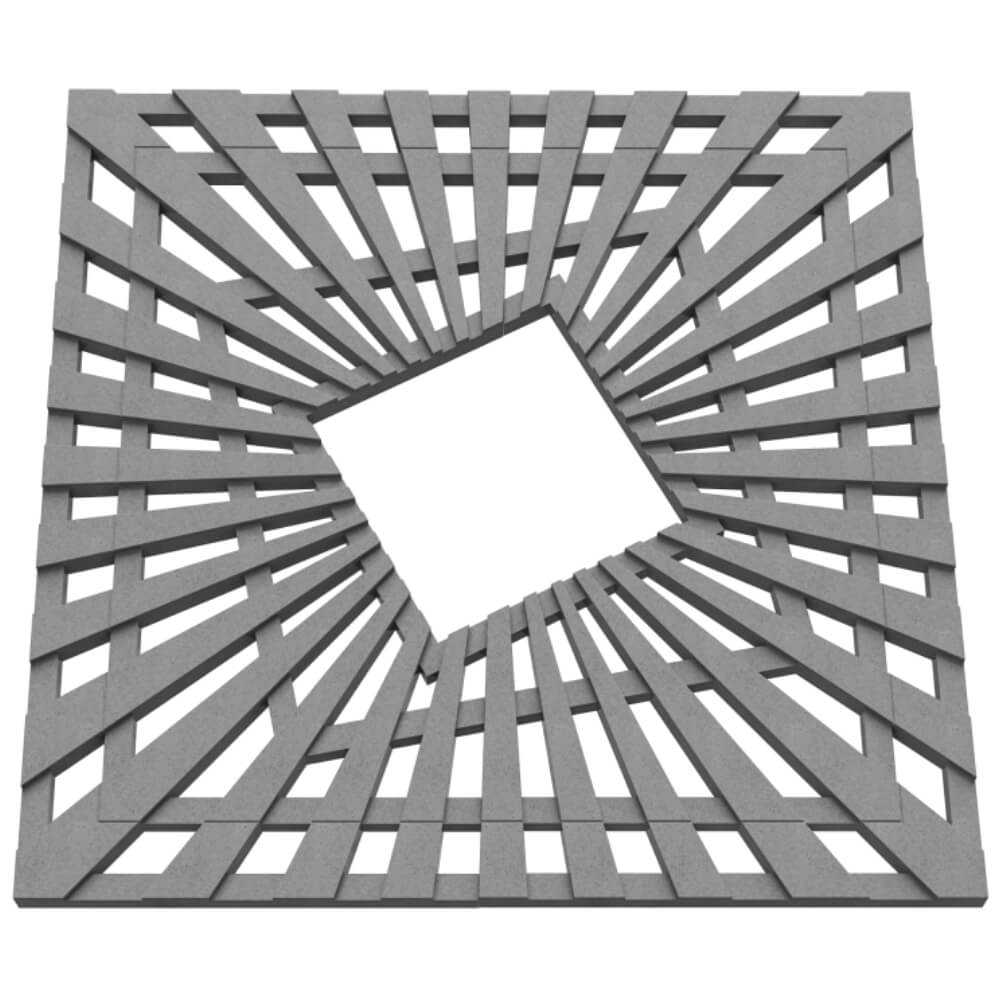 Приствольная решетка для дерева ZKING ATMOSPHERE 1.2х1.2м Серая в Сосновый Бор фото