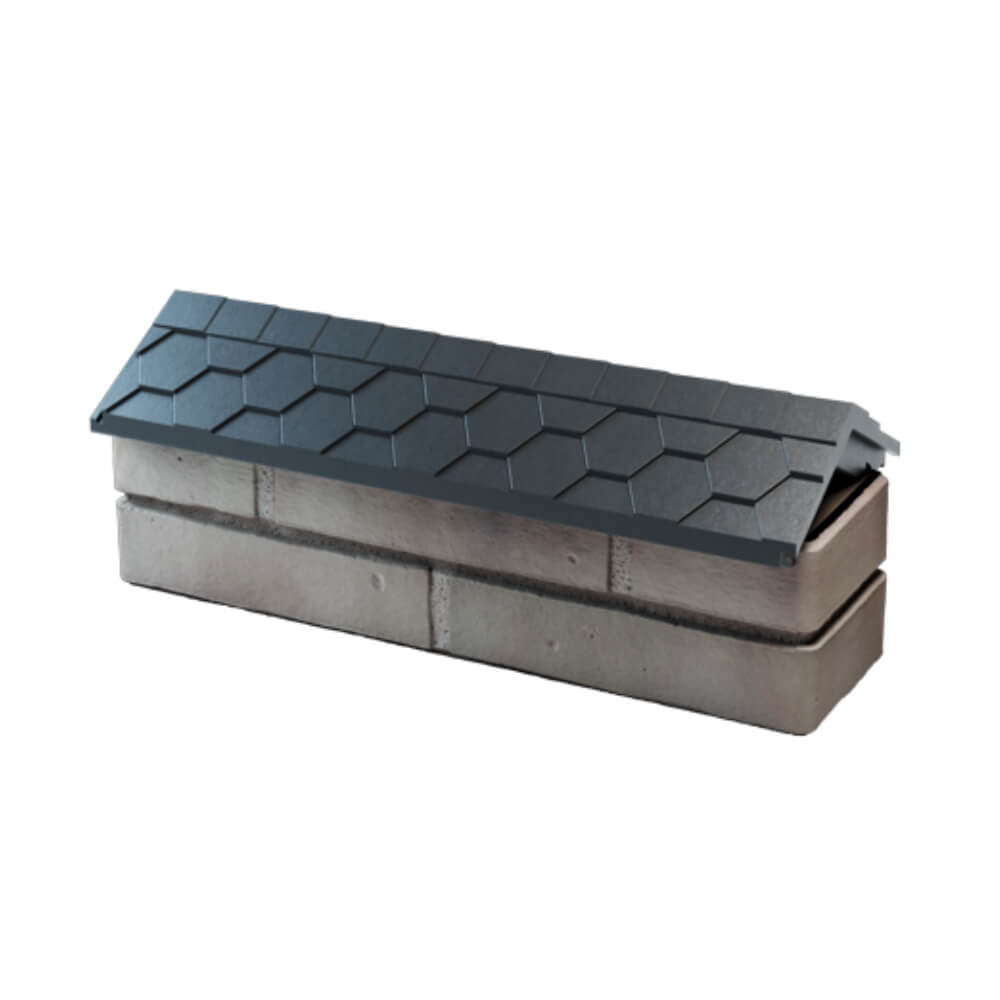 Парапет Zking Эверест Серый с посадкой на 0.5 кирпича (130мм) в Сосновый Бор фото