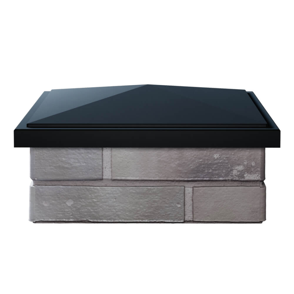 Колпак Zking БонаМоно Черный на столб 1.5х1.5 кирпича (385х385, 400х400мм) Сосновый Бор фото