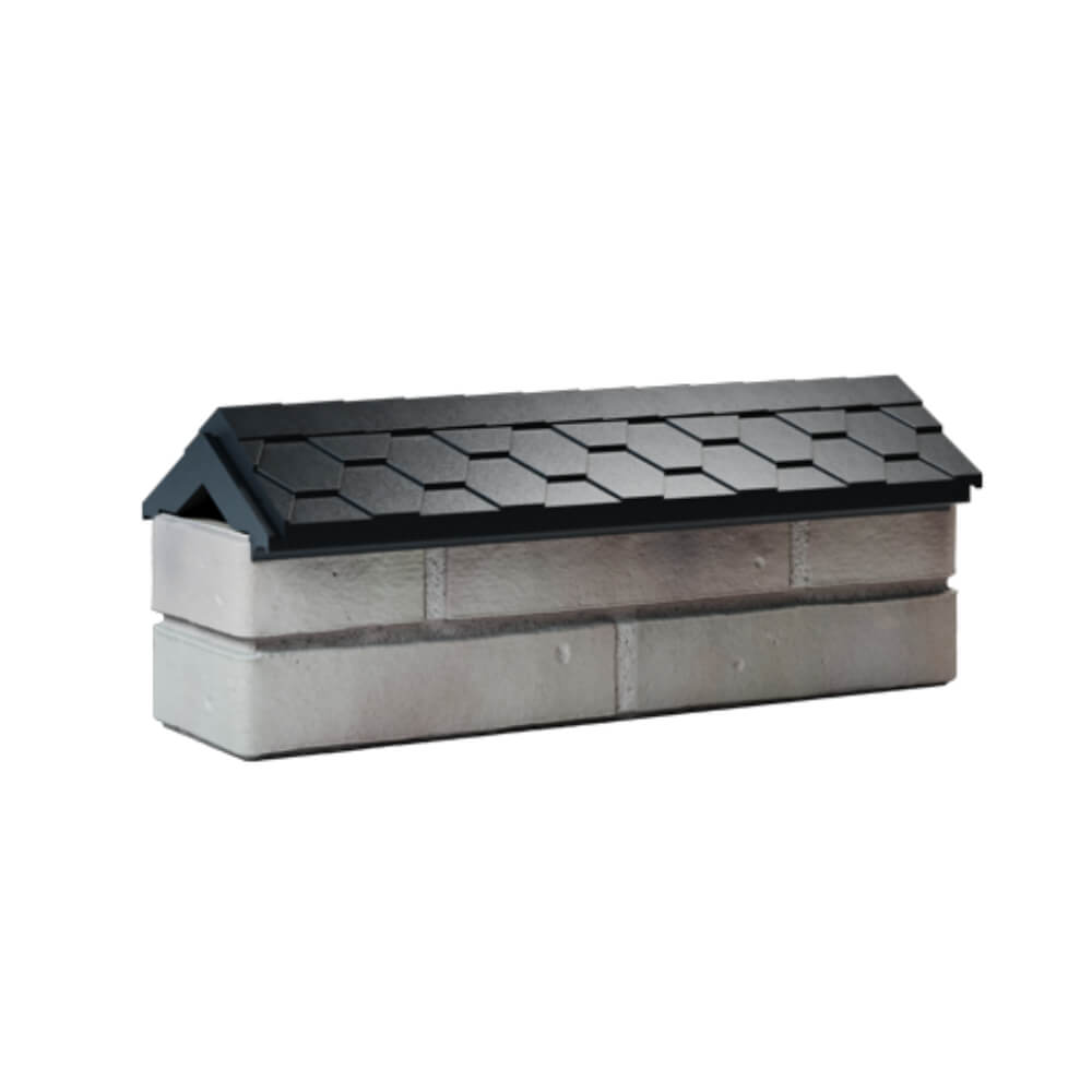 Парапет Zking Эверест Черный с посадкой на 0.5 кирпича (130мм) Сосновый Бор фото