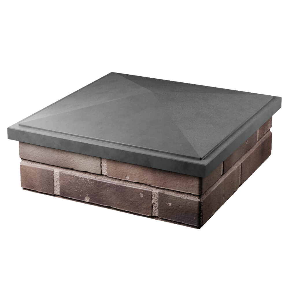 Колпак Zking БонаМоно Серый на столб 2х2 кирпича (515х515, 530х530мм) в Сосновый Бор фото