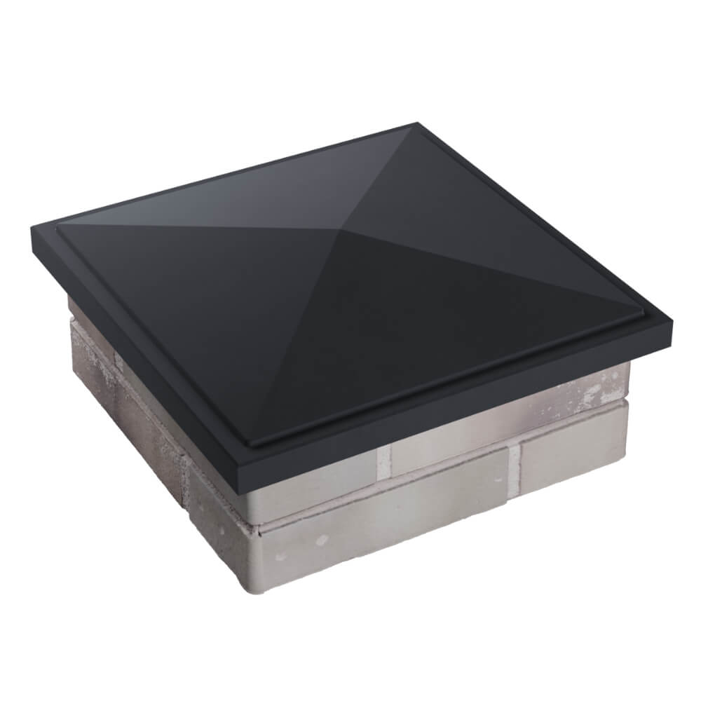 Колпак Zking БонаМоно Серый на столб 1.5х1.5 кирпича (385х385, 400х400мм) в Сосновый Бор фото