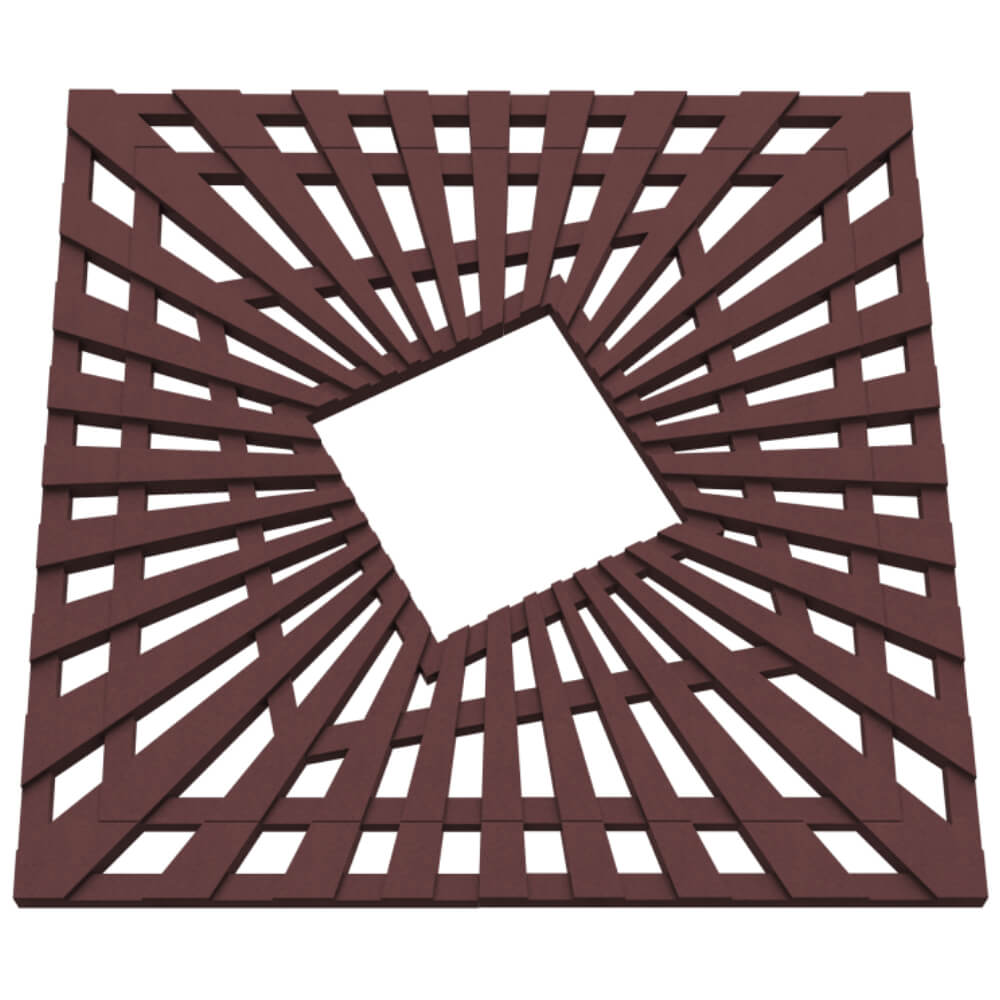 Приствольная решетка для дерева ZKING ATMOSPHERE 1.2х1.2м Коричневая в Сосновый Бор фото