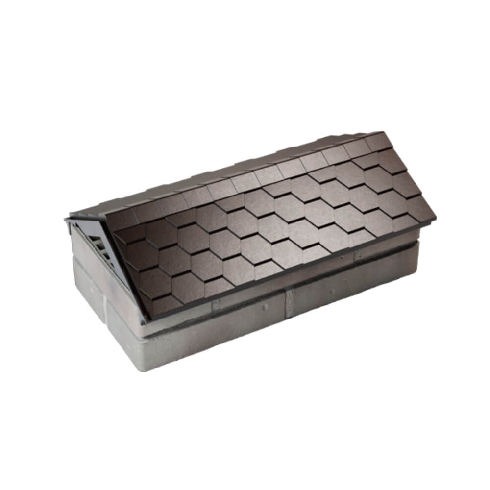 Парапет Zking Эверест Коричневый с посадкой на 1 кирпич (200/225/255мм) в Сосновый Бор фото