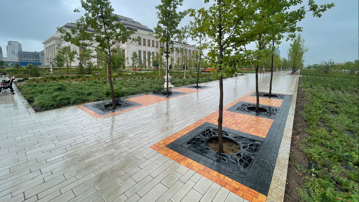 Приствольная решетка для дерева ZKING CRUST 1.2х1.2м Черная в Сосновый Бор фото