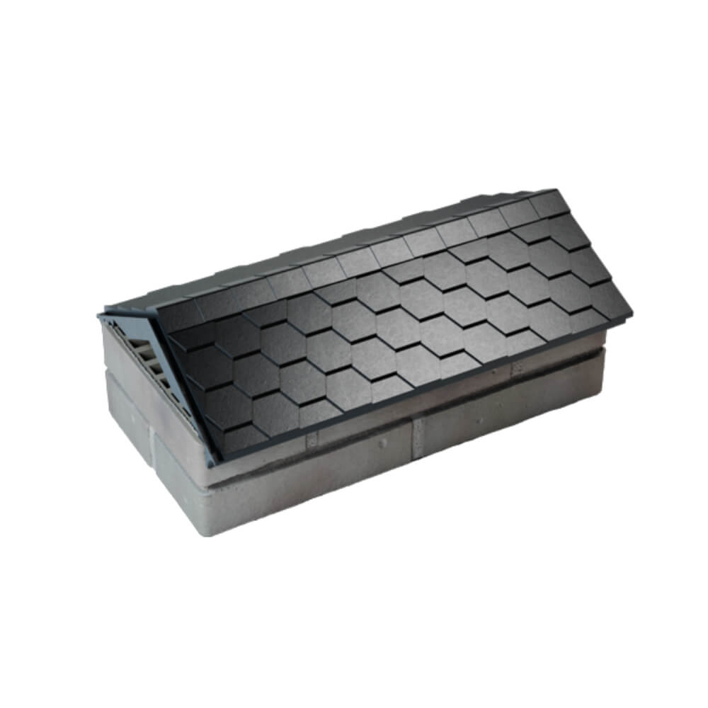 Парапет Zking Эверест Черный с посадкой на 1 кирпич (200/225/255мм) в Сосновый Бор фото