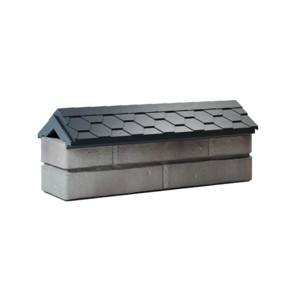 Парапет Zking Эверест Серый с посадкой на 0.5 кирпича (130мм) Сосновый Бор фото