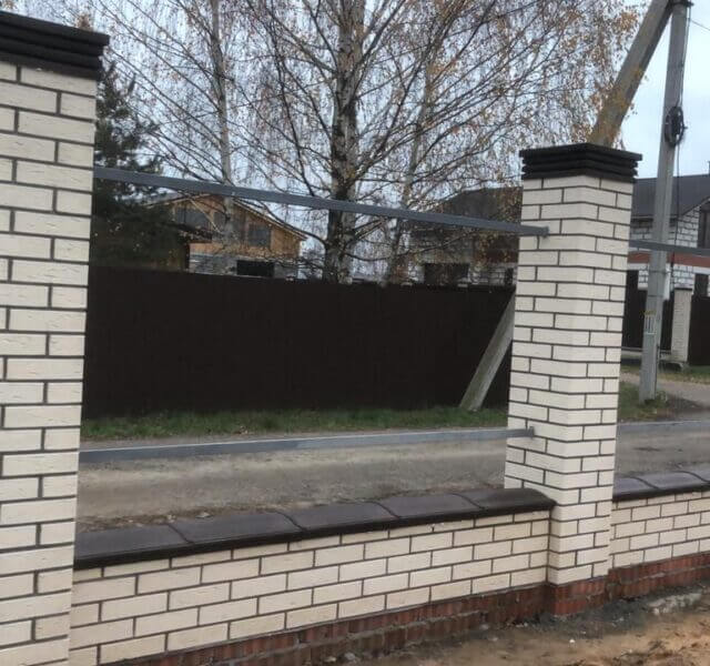 Колпак Zking Бона ХайТек Коричневый на столб 1.5х1.5 кирпича (385х385мм) в Сосновый Бор фото