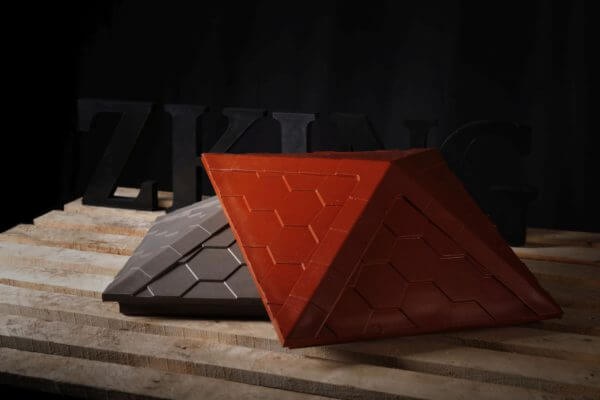 Колпак Zking Эверест Красный на столб 1.5х1.5 кирпича (390х390мм) в Сосновый Бор фото