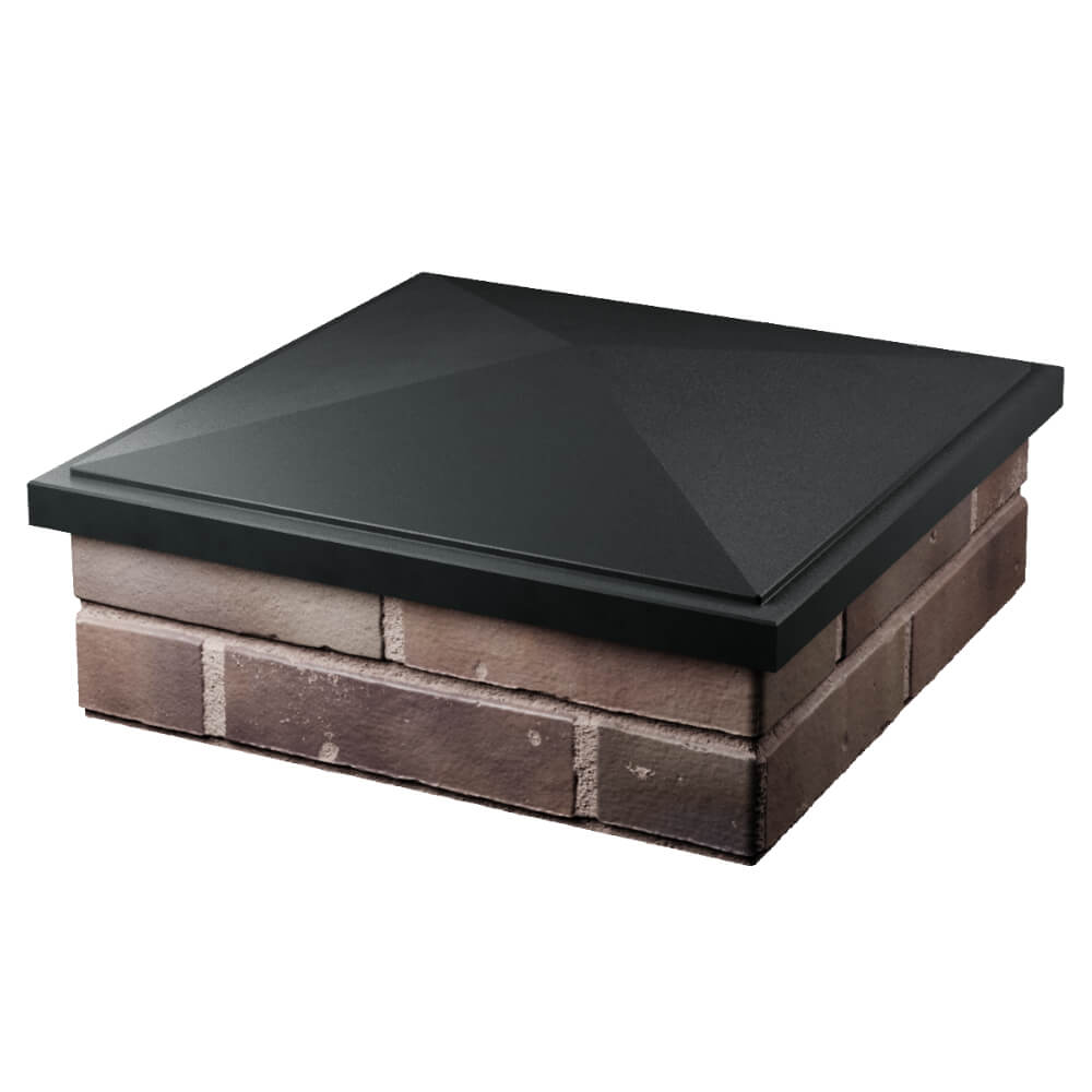 Колпак Zking БонаМоно Черный на столб 2х2 кирпича (515х515, 530х530мм) в Сосновый Бор фото