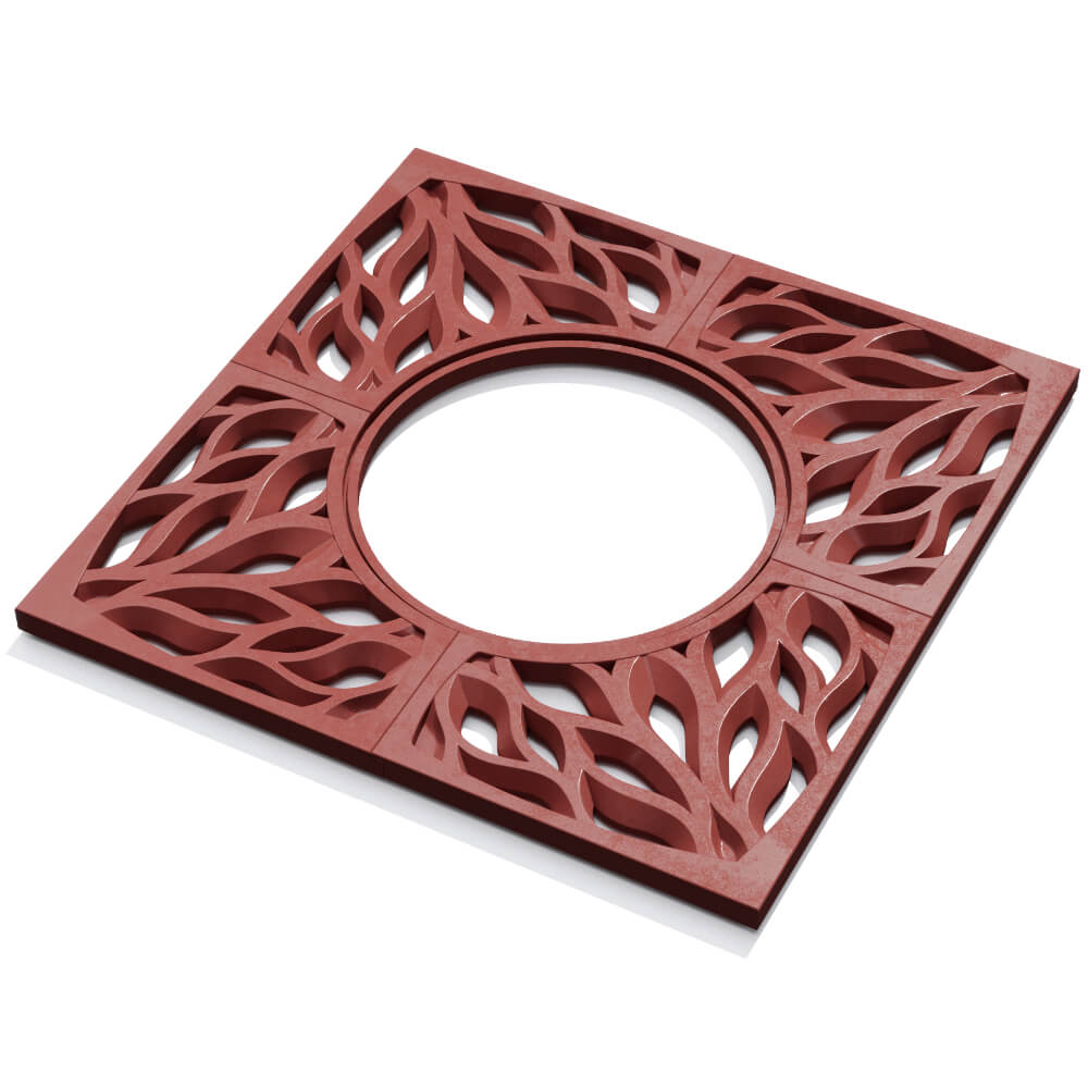 Приствольная решетка для дерева ZKING CRUST 1.2х1.2м Красная в Сосновый Бор фото