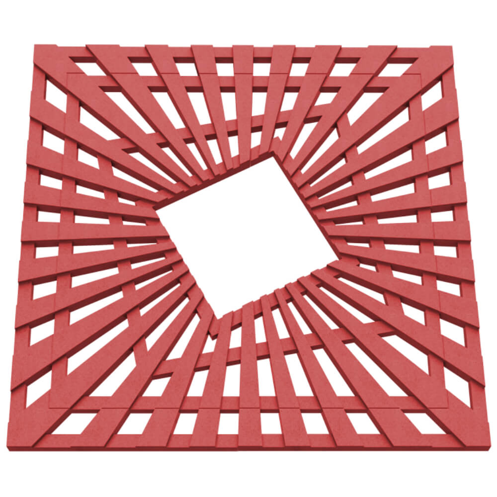 Приствольная решетка для дерева ZKING ATMOSPHERE 1.2х1.2м Красная в Сосновый Бор фото