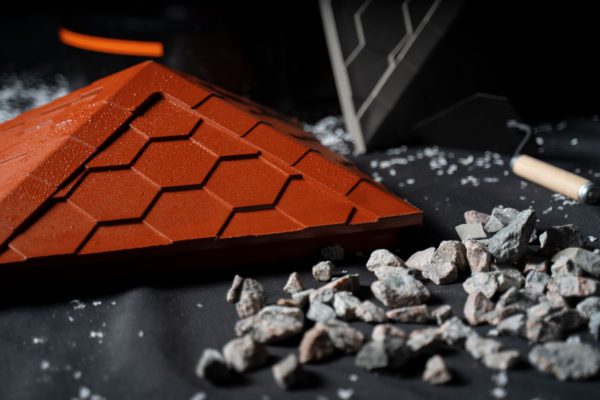 Колпак Zking Эверест Красный на столб 1.5х1.5 кирпича (390х390мм) в Сосновый Бор фото