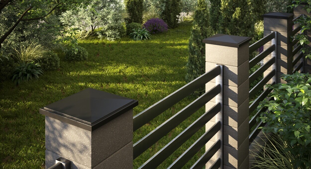 Колпак Zking БонаМоно Коричневый на столб 1.5х1.5 кирпича (385х385, 400х400мм) в Сосновый Бор фото