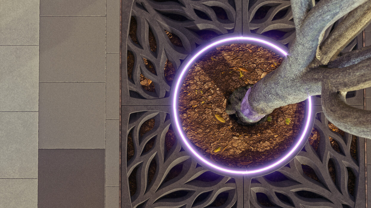 Приствольная решетка для дерева ZKING CRUST 1.2х1.2м Черная в Сосновый Бор фото