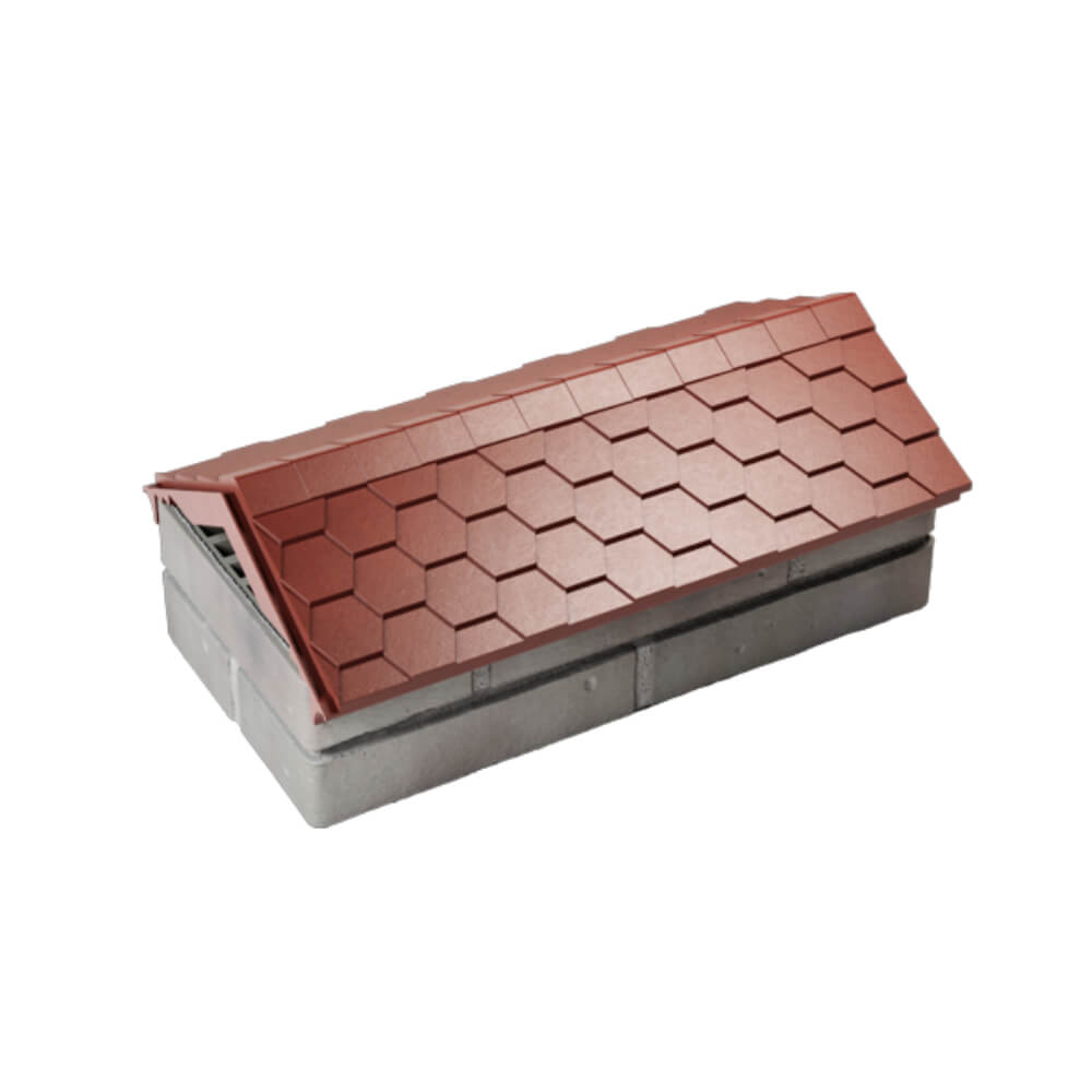 Парапет Zking Эверест Красный с посадкой на 1 кирпич (200/225/255мм) в Сосновый Бор фото