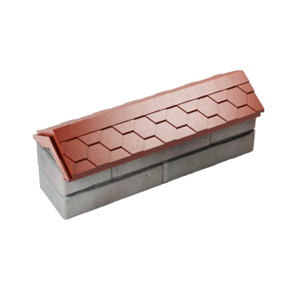Парапет Zking Эверест Красный с посадкой на 0.5 кирпича (130мм) в Сосновый Бор фото