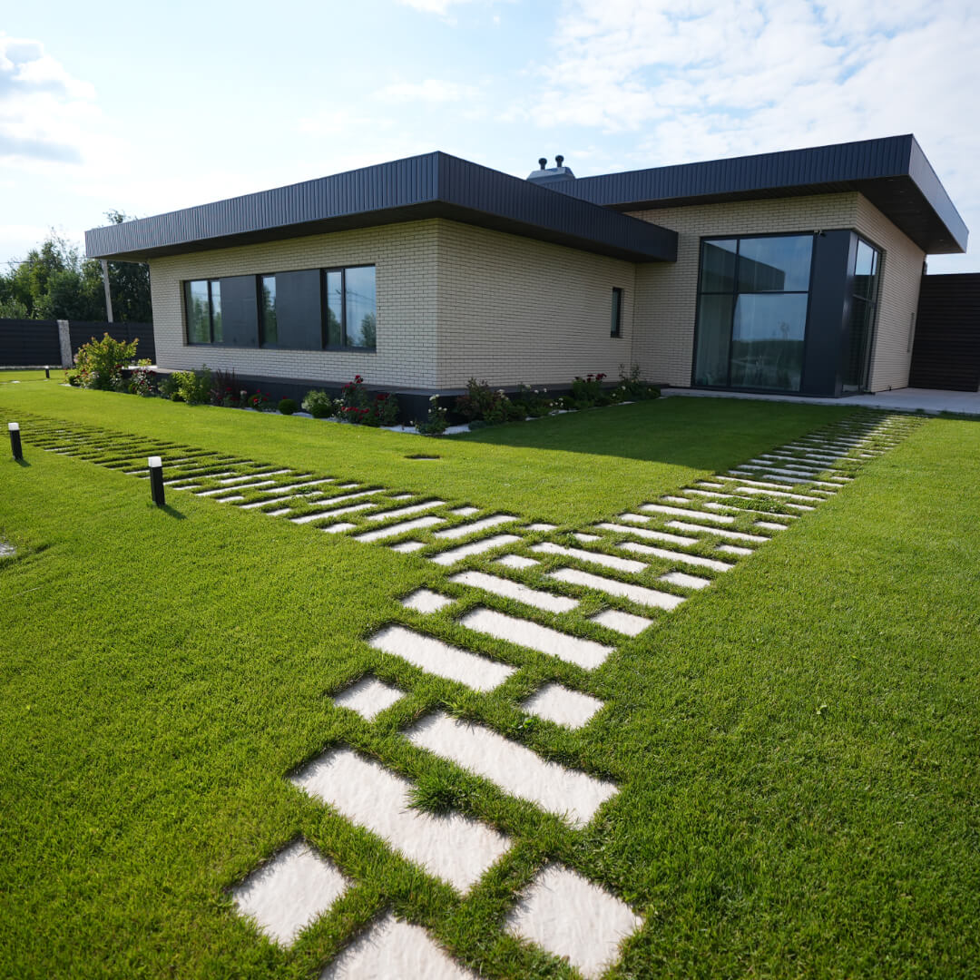 Шаговая плита STONE Светлая Галька 990х330х55мм в Сосновый Бор фото