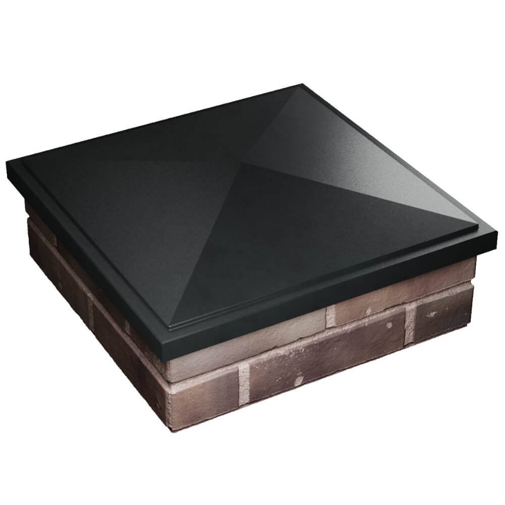 Колпак Zking БонаМоно Черный на столб 2х2 кирпича (515х515, 530х530мм) в Сосновый Бор фото