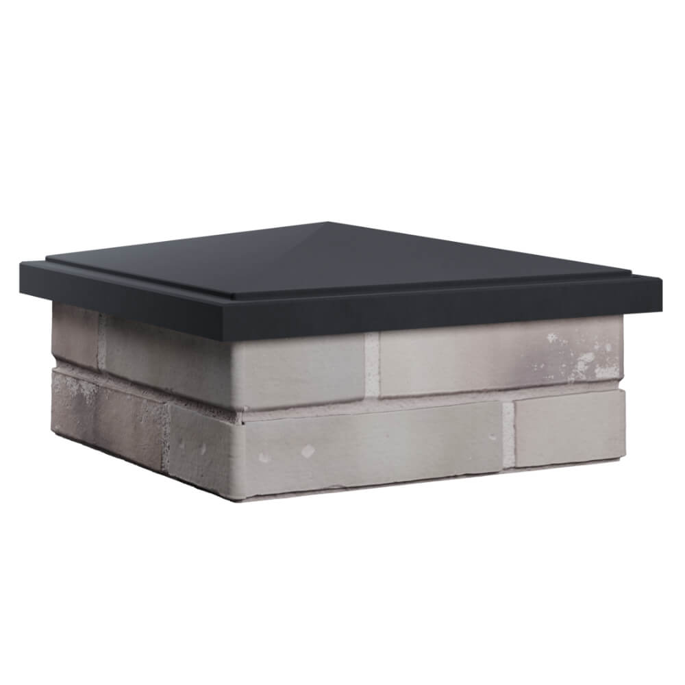 Колпак Zking БонаМоно Серый на столб 1.5х1.5 кирпича (385х385, 400х400мм) в Сосновый Бор фото