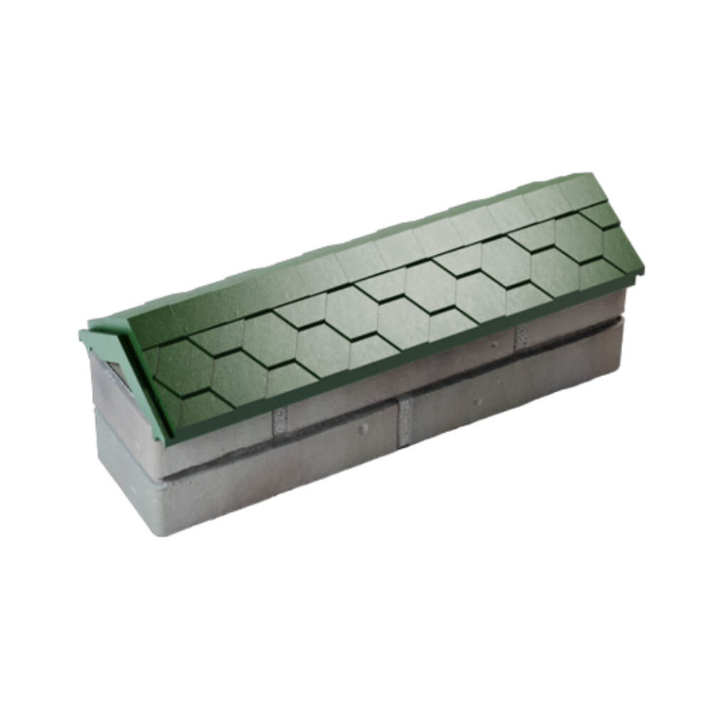 Парапет Zking Эверест Зеленый с посадкой на 0.5 кирпича (130мм) в Сосновый Бор фото