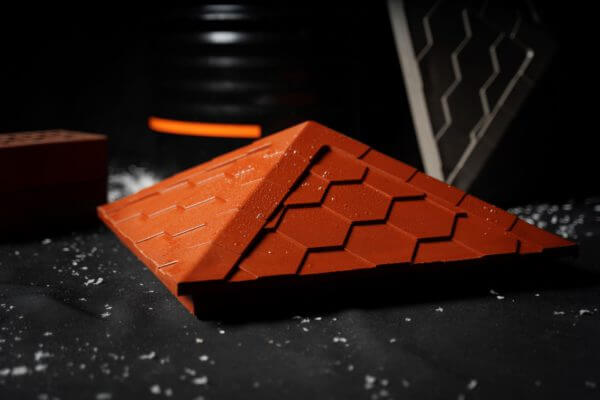 Колпак Zking Эверест Красный на столб 1.5х1.5 кирпича (390х390мм) в Сосновый Бор фото