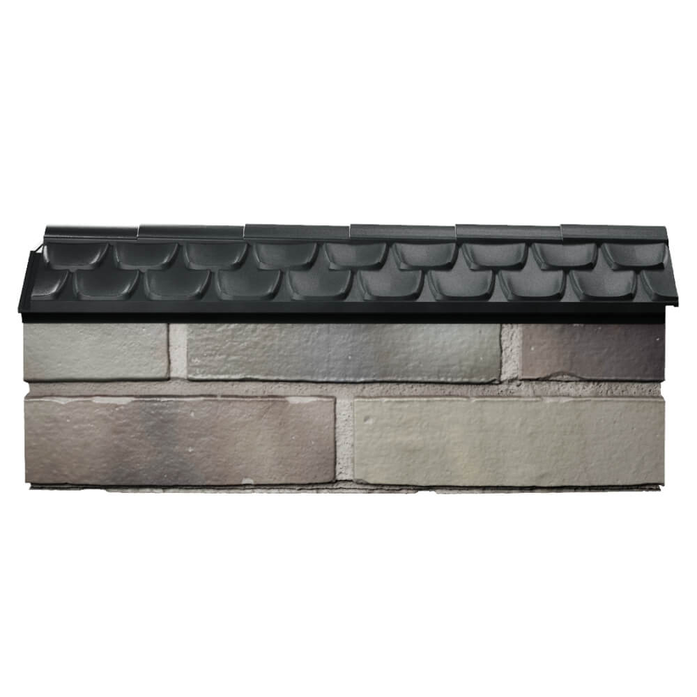 Парапет Zking Эльбрус Черный с посадкой на 0.5 кирпича (130мм) в Сосновый Бор фото