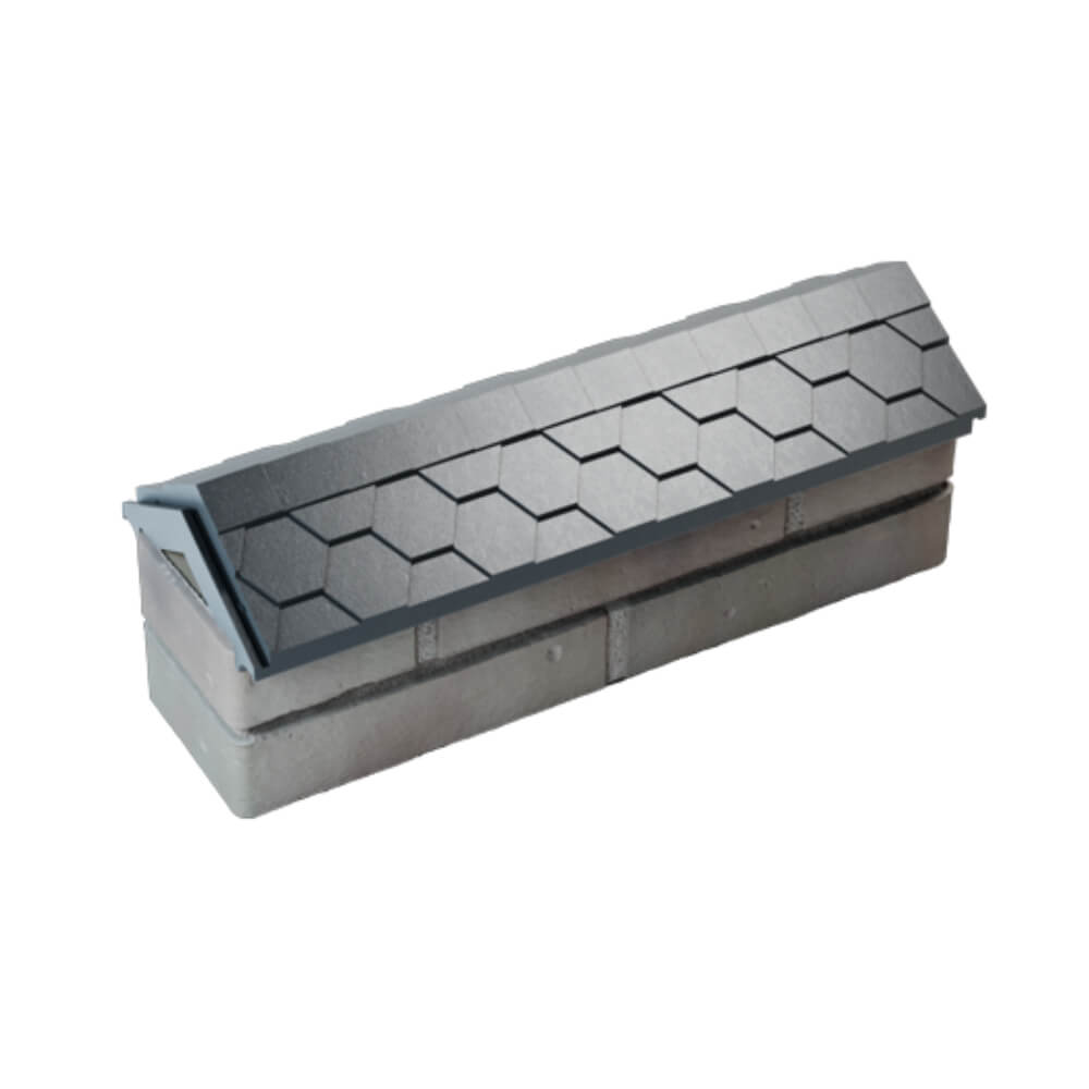 Парапет Zking Эверест Серый с посадкой на 0.5 кирпича (130мм) в Сосновый Бор фото